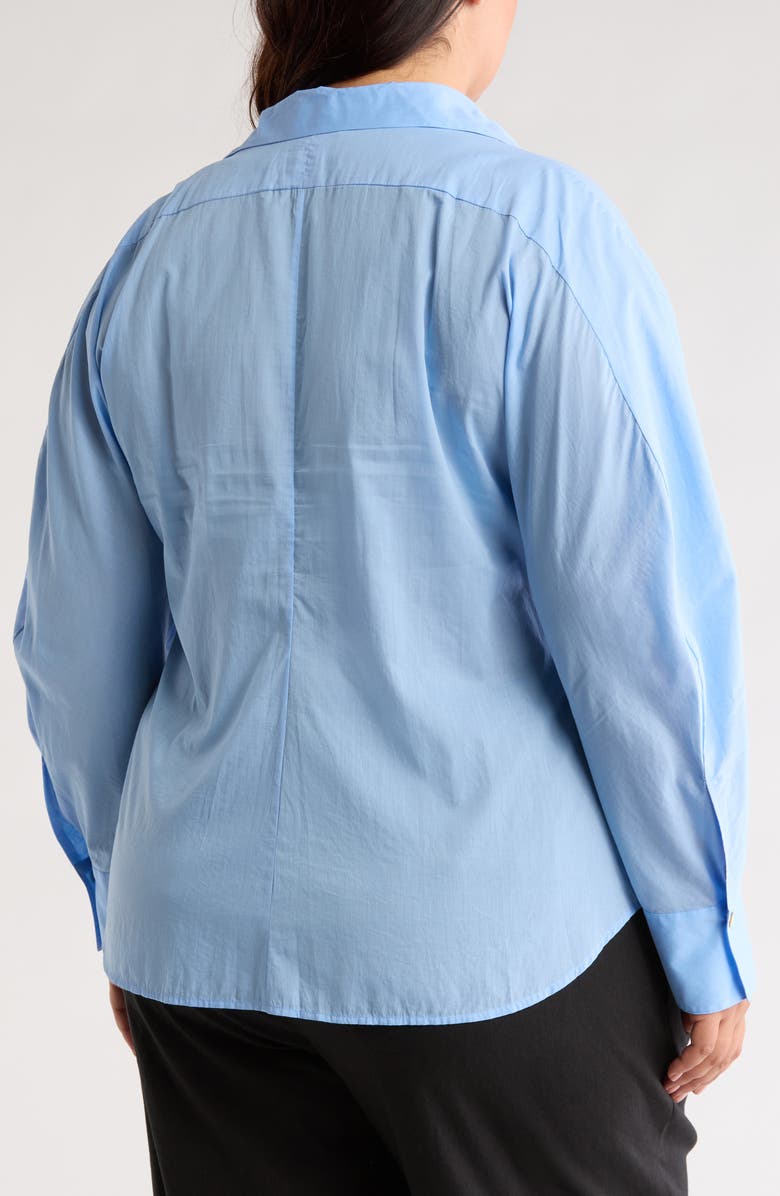 Vince Sculpted Voile Button-Up Shirt, Alternate, color,