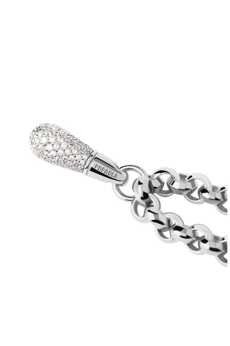 Jazz Chain Necklace, Alternate, color, Silver