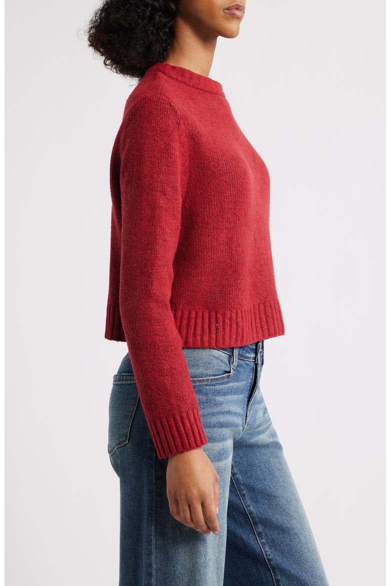 Naomi Crewneck Sweater, Alternate, color, RED