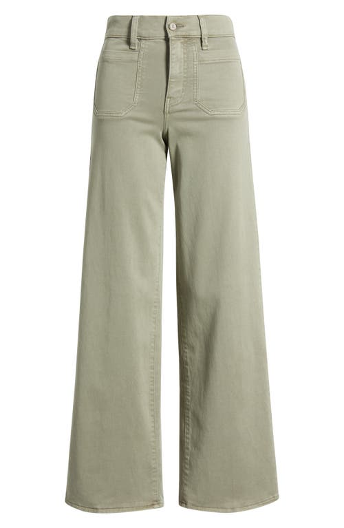 Shop Frame Le Slim Palazzo Patch Pocket High Waist Wide Leg Jeans
