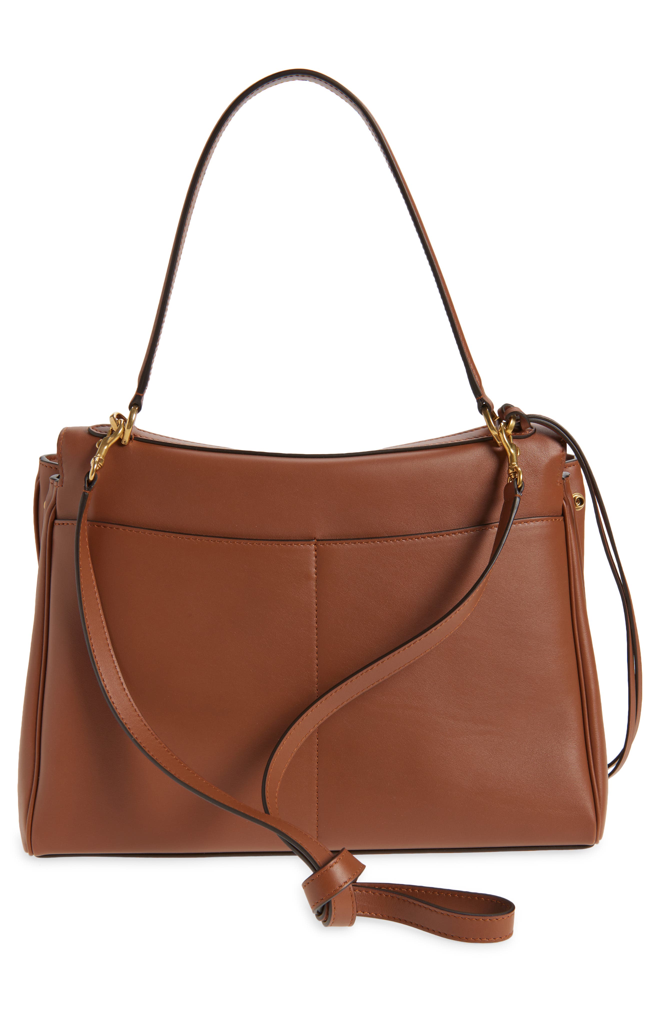 Medium Rodeo Leather Handbag, Alternate, color, 2237 NEW TAN