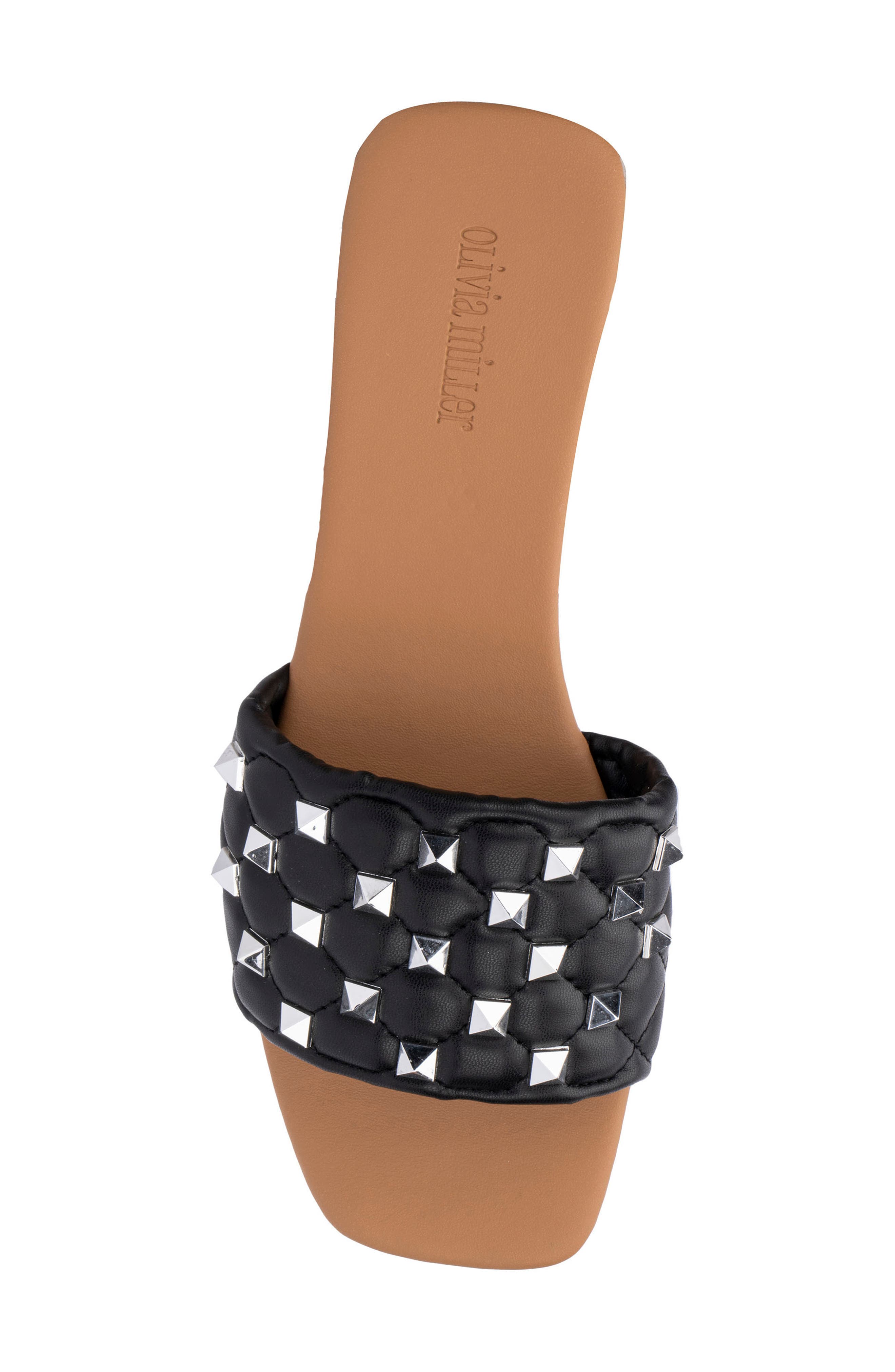OLIVIA MILLER Shelly Quilt Stud Sandal, Alternate, color, 