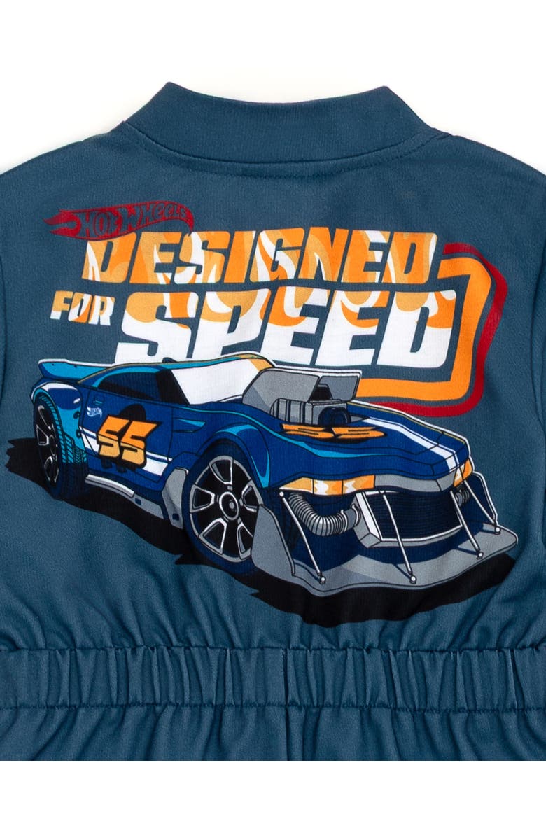 Racing One Piece Outfit, Alternate, color, Navy Blue