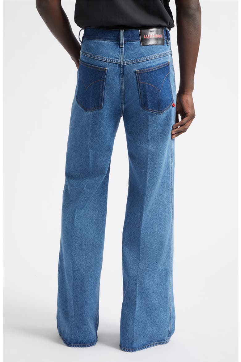 Nocturnal Flare Leg Jeans, Alternate, color, 70S BLUE
