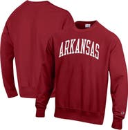 Champion Men's Champion Cardinal Arkansas Razorbacks Arch Reverse Weave Pullover Sweatshirt