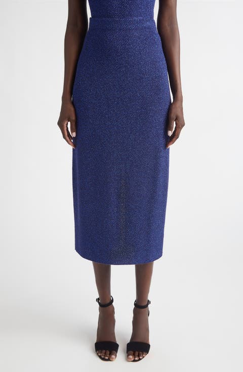 Margo Legacy Crepe Knit Midi Skirt