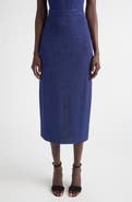ST. JOHN Margo Legacy Crepe Knit Midi Skirt