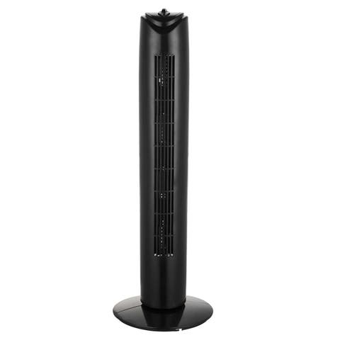 3 Speed 32 Inch Oscillating Tower Fan in Black