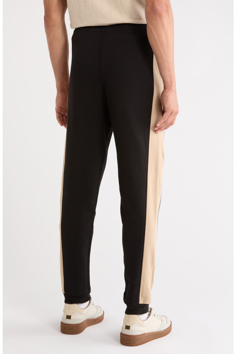 Colorblock Track Pant, Alternate, color, BLACK/ VIENNESE