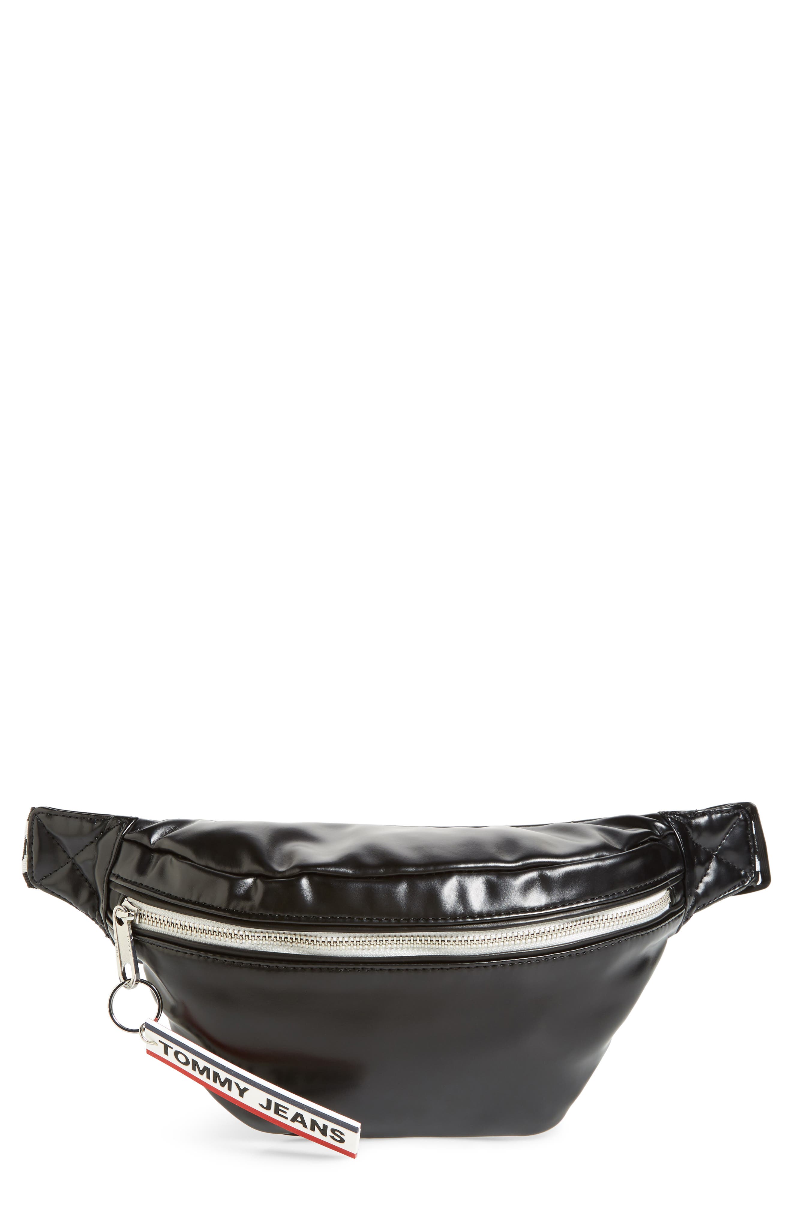 TOMMY JEANS Logo Belt Bag, Main, color, 