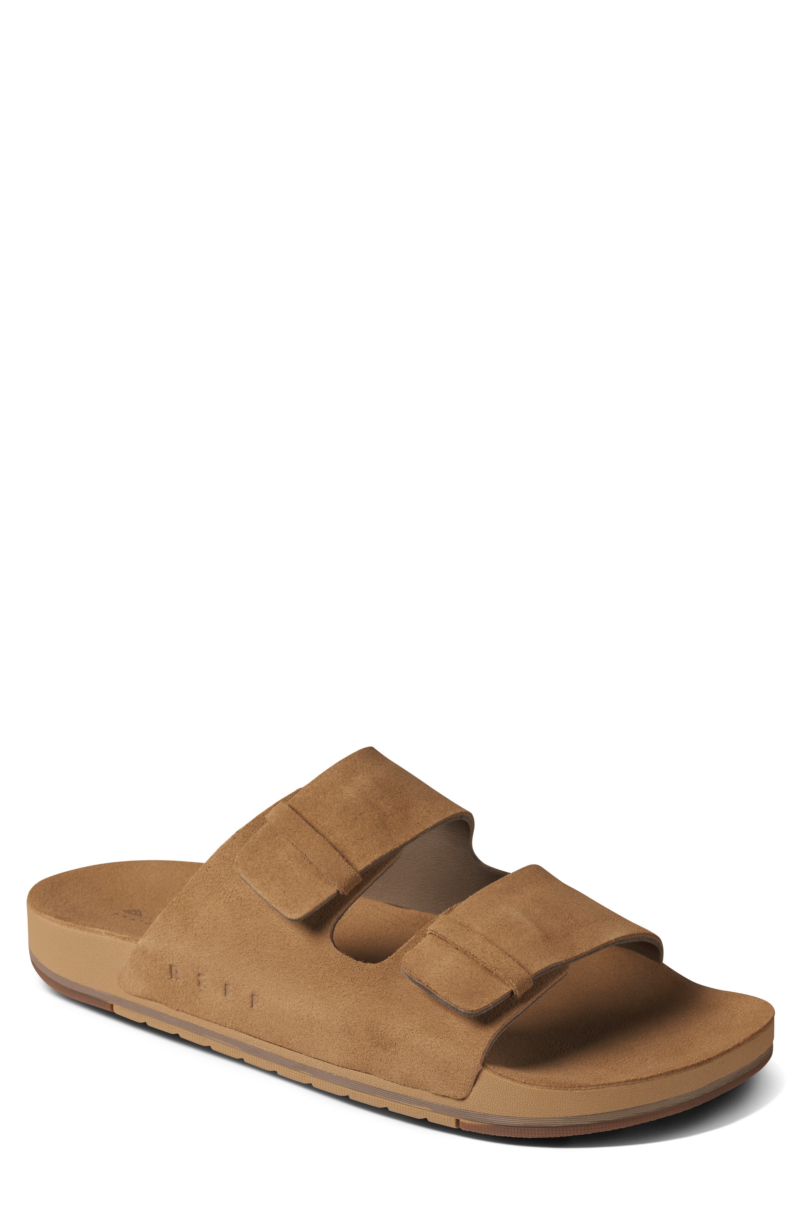 Reef Ojai Two-Bar Slide Sandal, Main, color, Tan