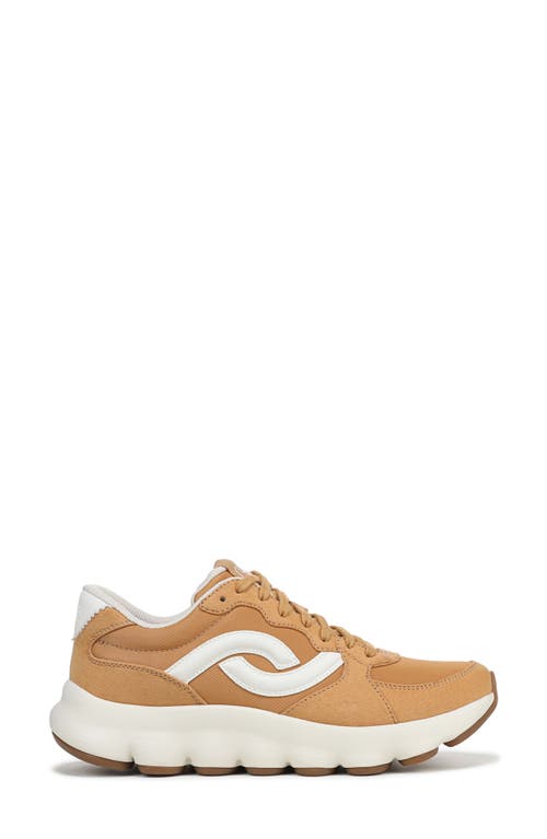 Ryka Women's Podflow Retro Lace Up Walking Sneakers In Yellow