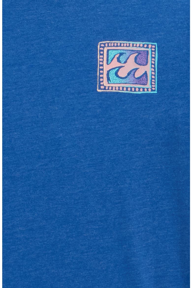 Kids' Crayon Wave Graphic T-Shirt, Alternate, color, TRUE BLUE HEATHER