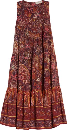 Ulla Johnson Mari Cotton Blend Trapeze Dress | Nordstrom