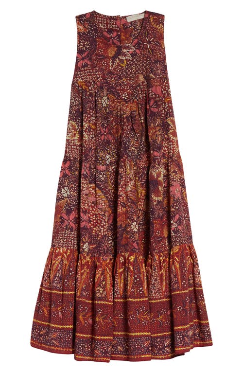 Ulla Johnson Mari Cotton Blend Trapeze Dress In Brown