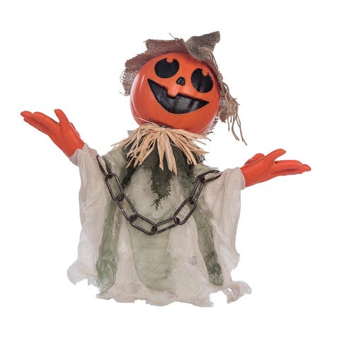 Jack-O-Lantern Movable Figurine