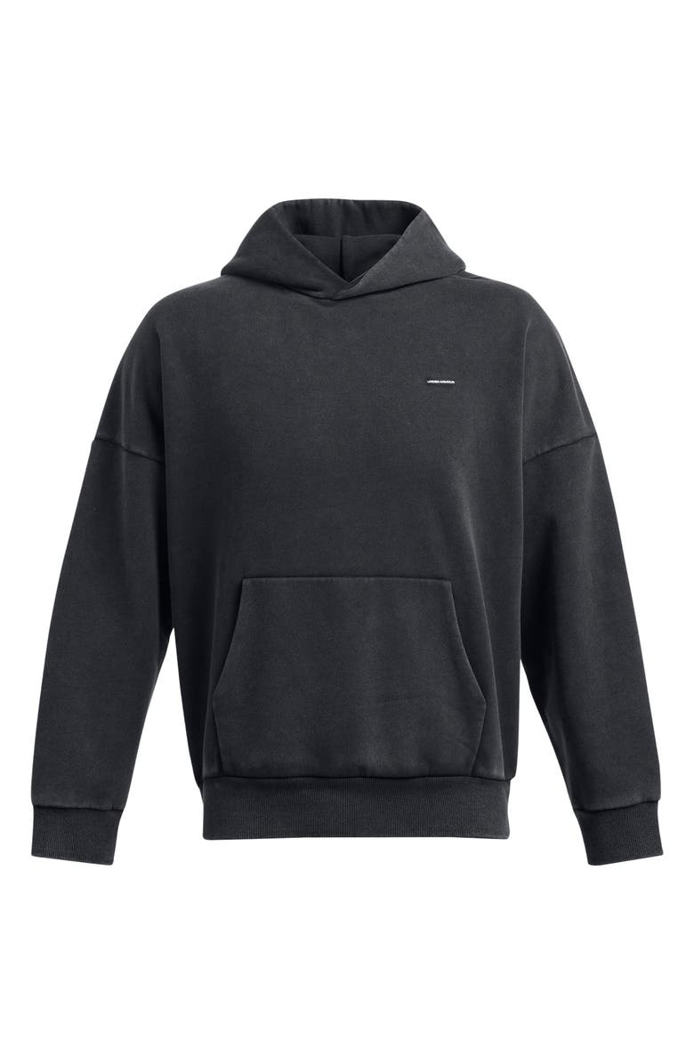 Under Armour Icon Heavyweight Fleece Pullolver Hoodie, Alternate, color, Black