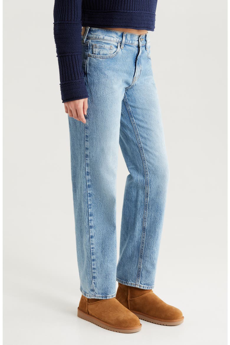 Cesca Straight Leg Jeans, Alternate, color, MEDIUM WASH