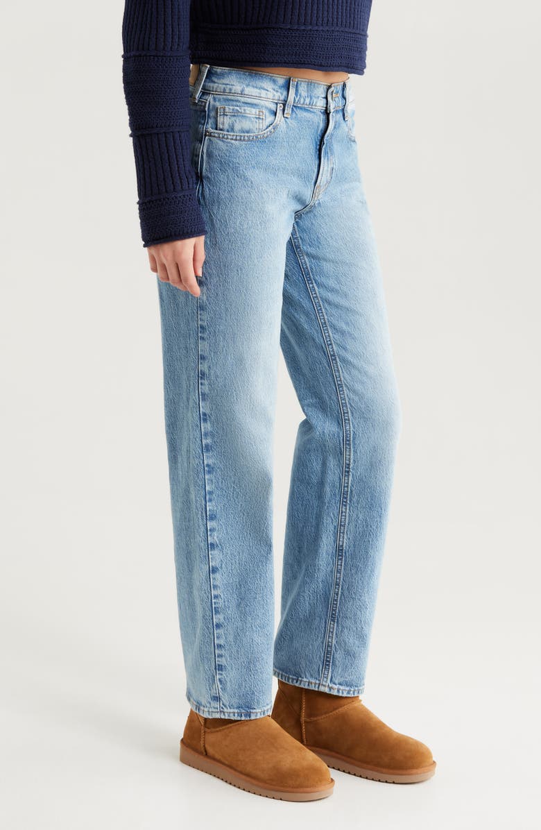 PacSun Cesca Straight Leg Jeans, Alternate, color, Medium Wash
