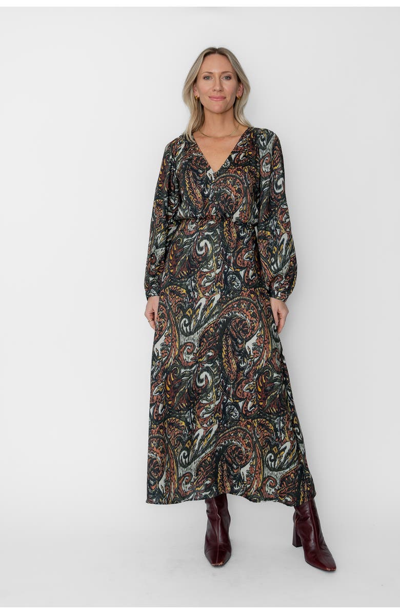 West Of Francoise Ankle Dress, Alternate, color, Green