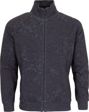 Lords of Harlech Neville Brushed Interlock Full-zip Jacket