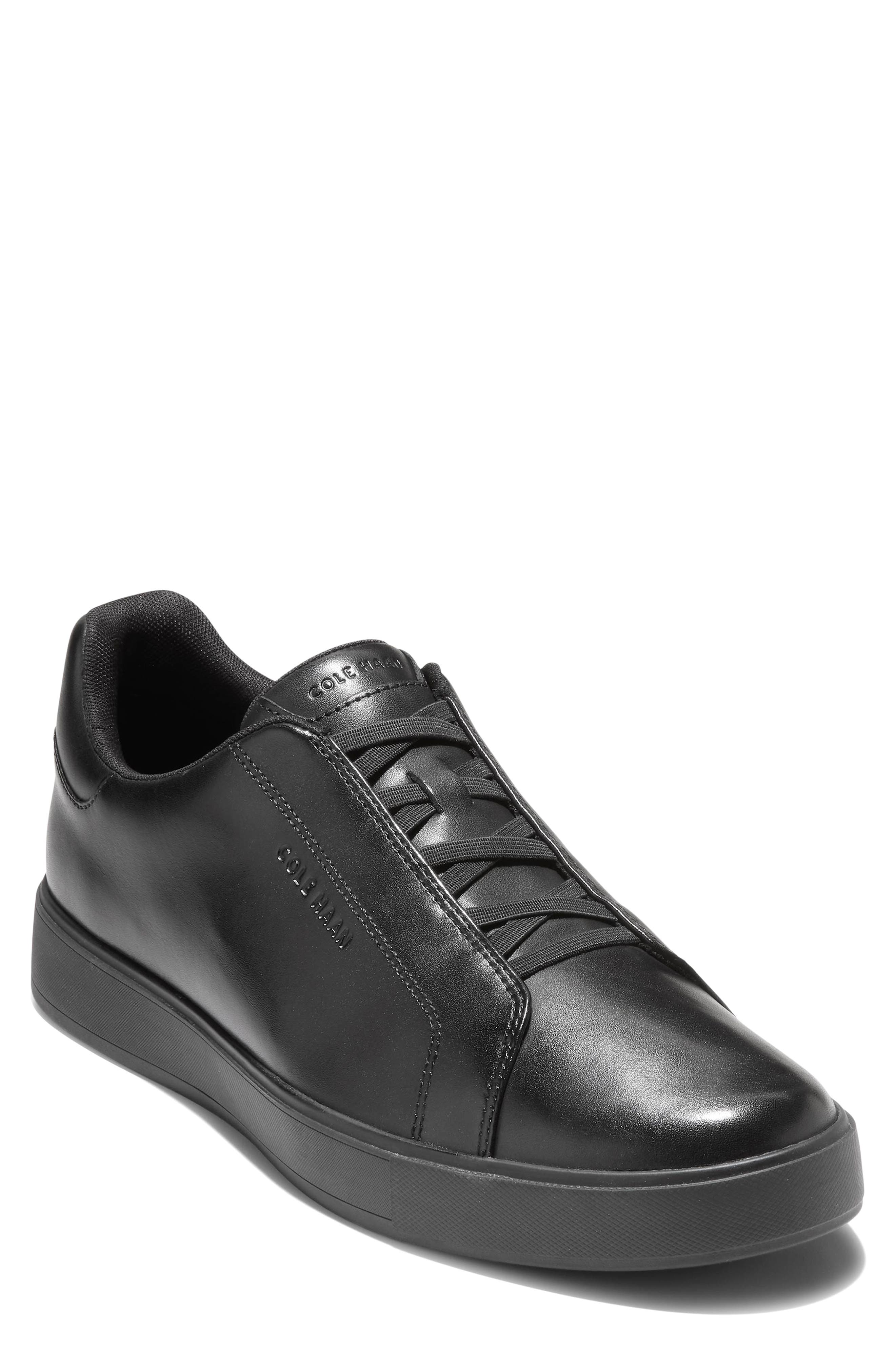 Cole Haan GrandPro Luxe Wholecut Sneaker, Main, color, Black / Black