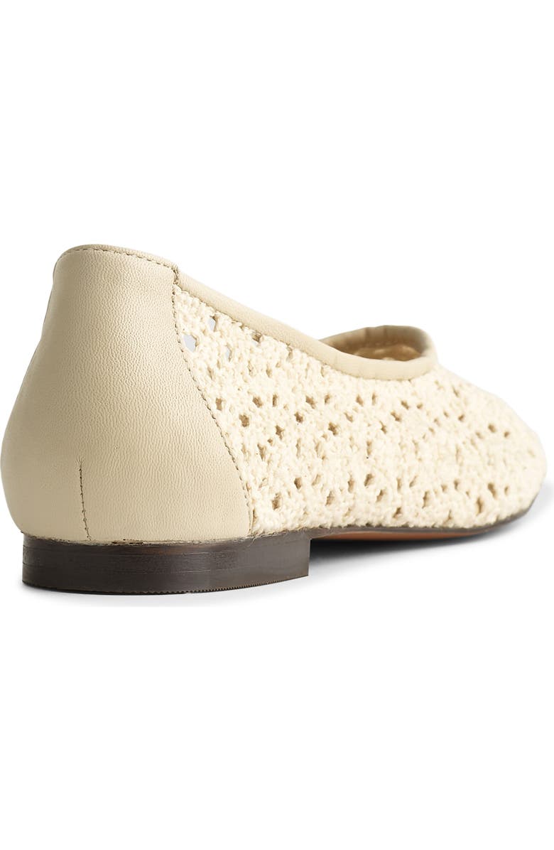 Madewell The Mylie Crochet Glove Flat, Alternate, color, Vintage Khaki