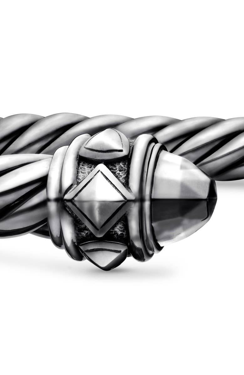 David Yurman Renaissance<sup>®</sup> Classic Cable Bracelet, 5mm, Alternate, color, Sterling Silv W/ Black Rhodium