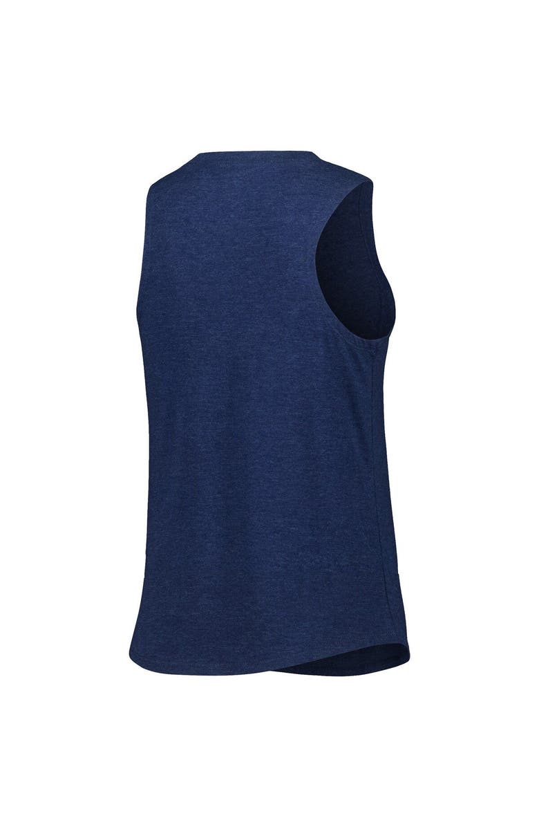 CONCEPTS SPORT Women's Concepts Sport Red/Navy Cleveland Guardians Wordmark Meter Muscle Tank Top & Pants Sleep Set, Alternate, color,