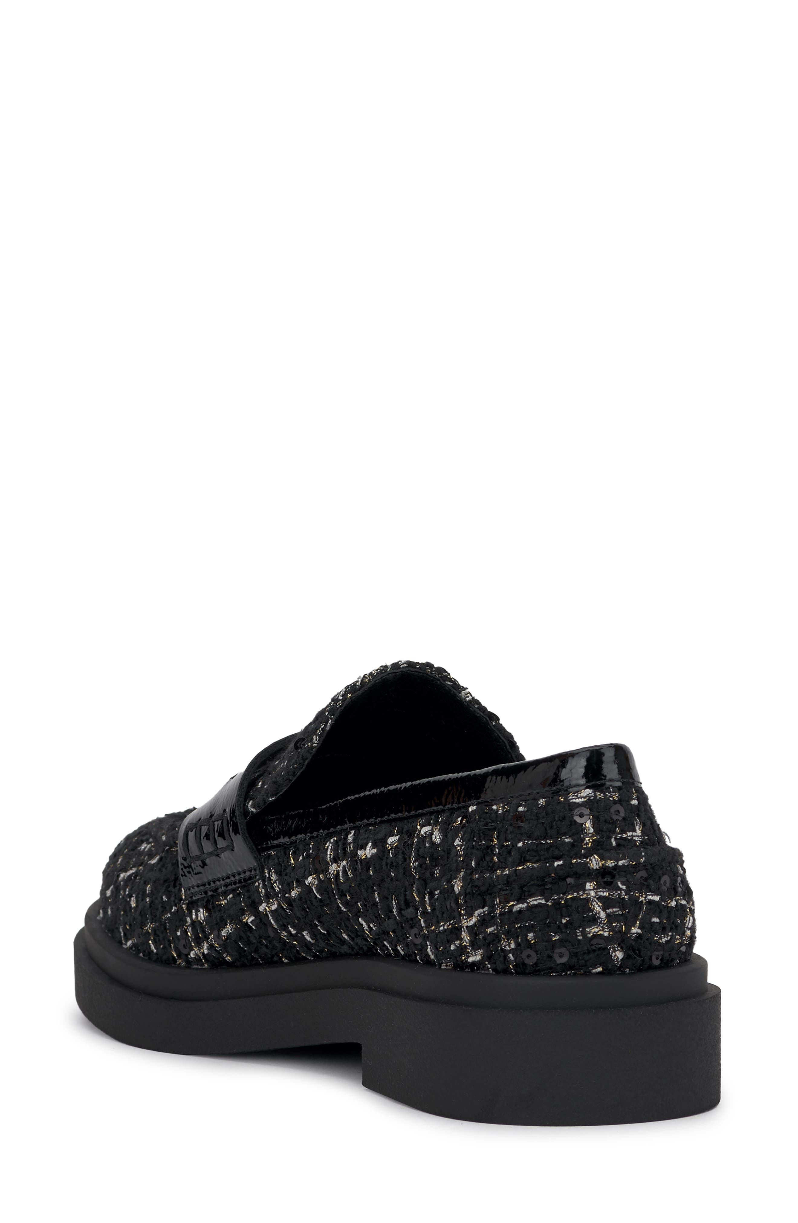 Jessica Simpson Xuris Platform Penny Loafer, Alternate, color, Black