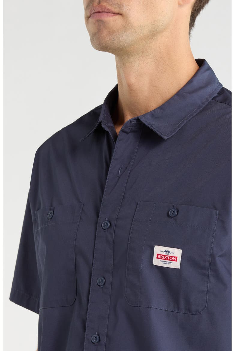 Trademark Short Sleeve Button Up Shirt, Alternate, color, WANAV
