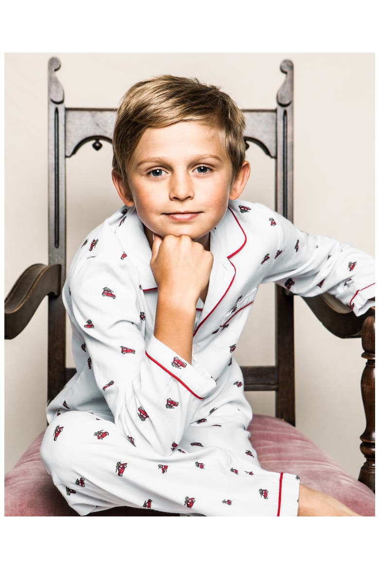 Kids' Holiday Journey Flannel Two Piece Pajamas, Alternate, color, WHITE