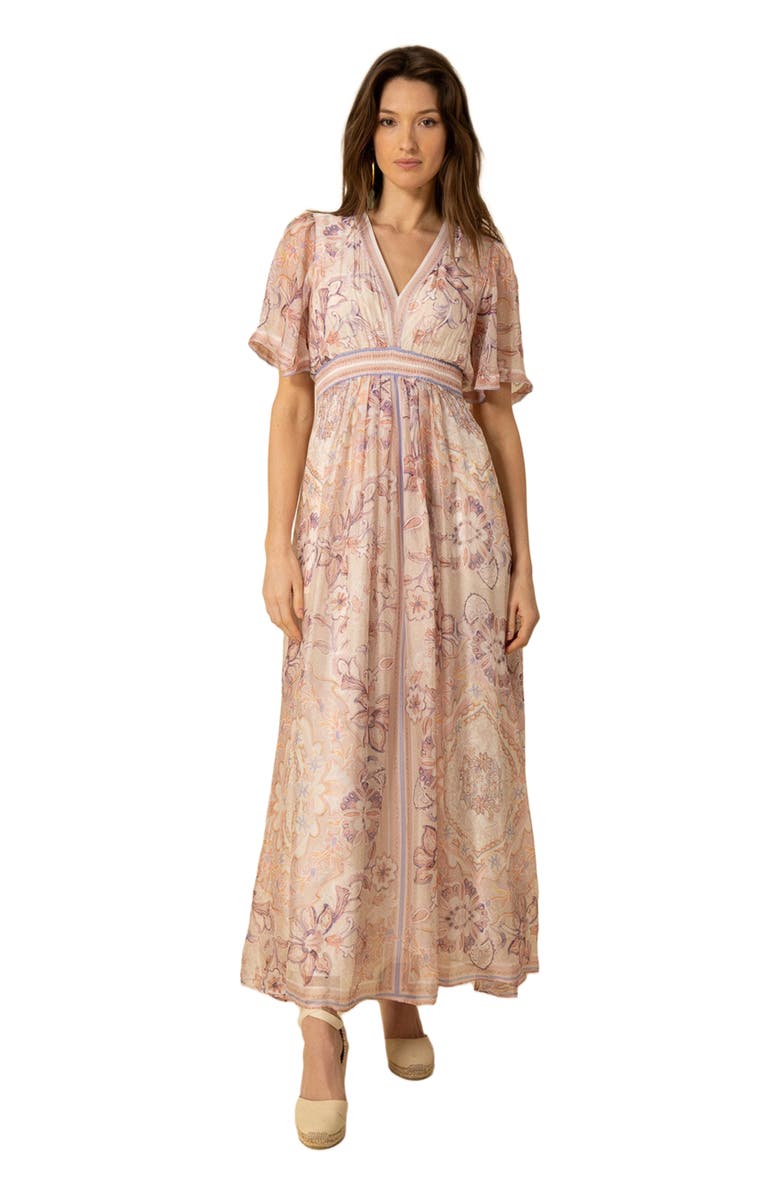 Halebob Jaliyah Chiffon Dress Maxi, Main, color, 