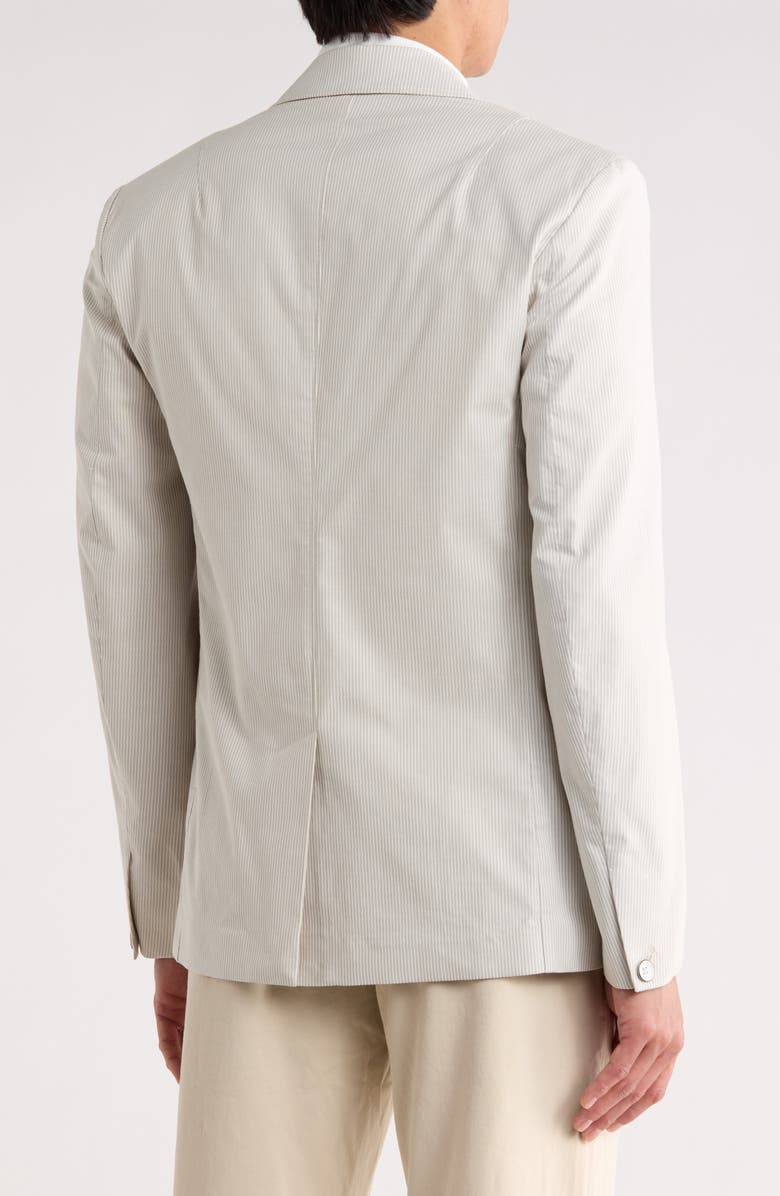 rag & bone Butler Stripe Notch Lapel Stretch Cotton Blazer, Alternate, color, Grey Stripes