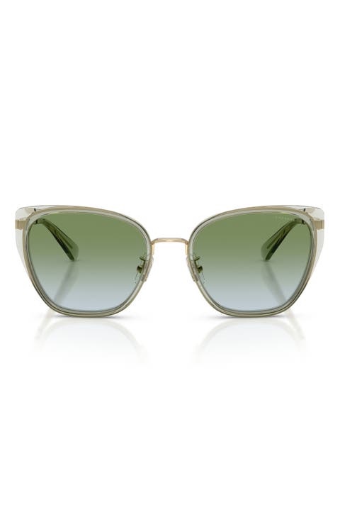 53mm Gradient Square Sunglasses