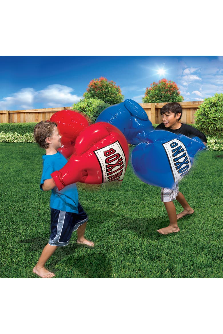 Kids Inflatable Mega Boxing Gloves, Alternate, color, Multicolored