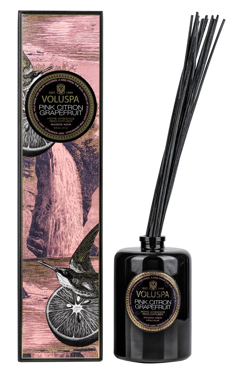 Voluspa Pink Citron Grapefruit Reed Diffuser, Main, color, Pink Citron