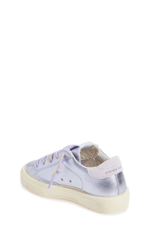 Golden Goose Kids' May Sneaker In Purple