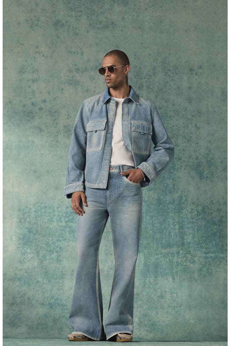 Hendrix Flare Jeans, Alternate, color, TULUM