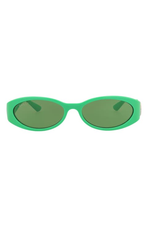 54mm Oval Sunglasses