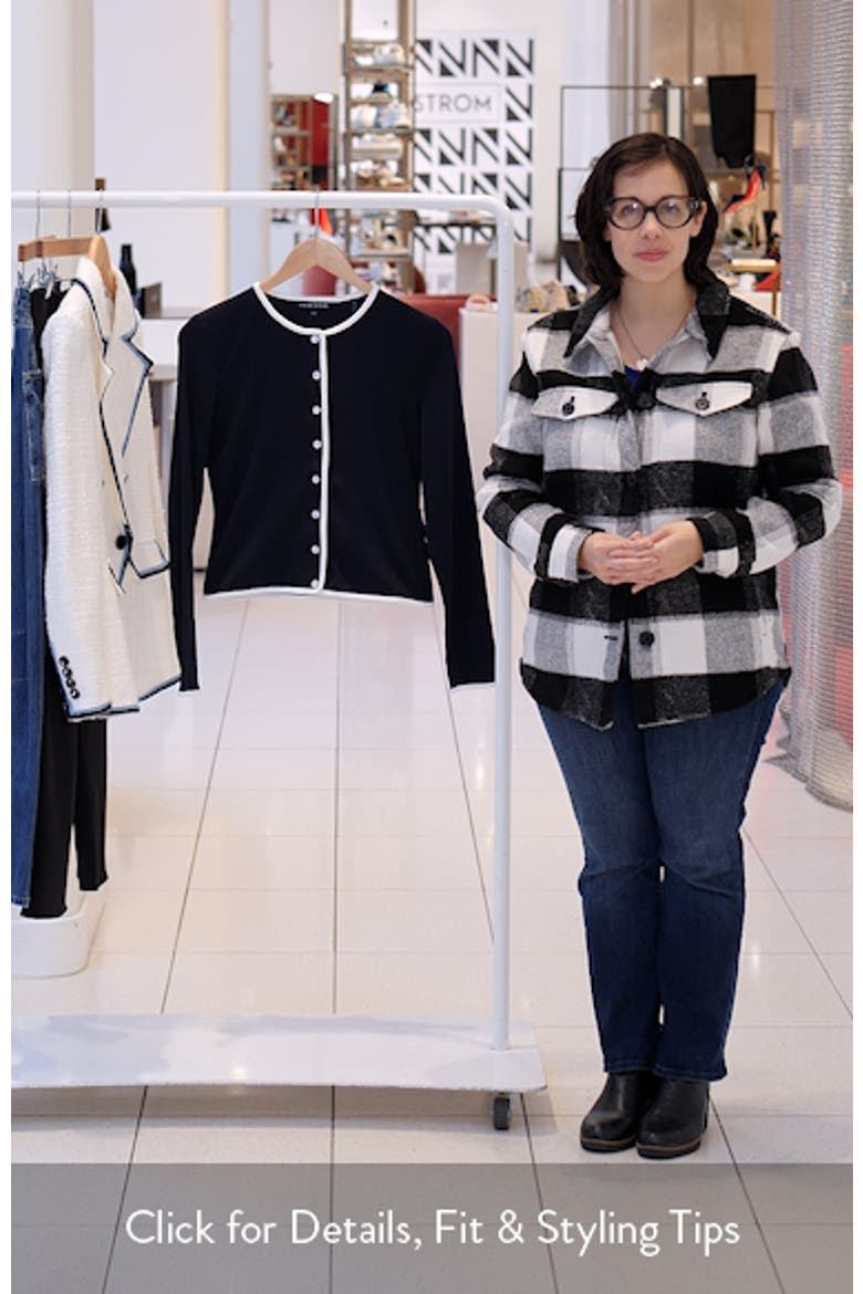 Wilmer Tipped Cotton Cardigan video