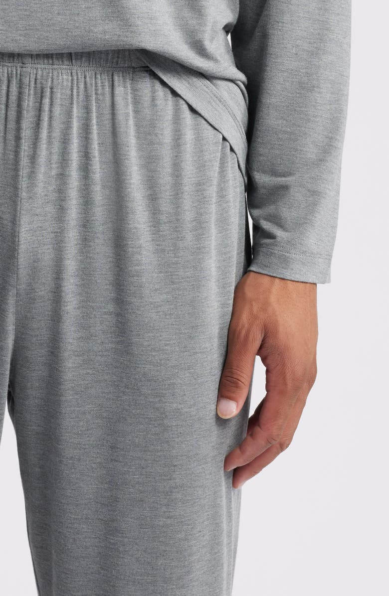 Nordstrom Moonlight Modal Blend Pajamas, Alternate, color, Grey Dark Heather