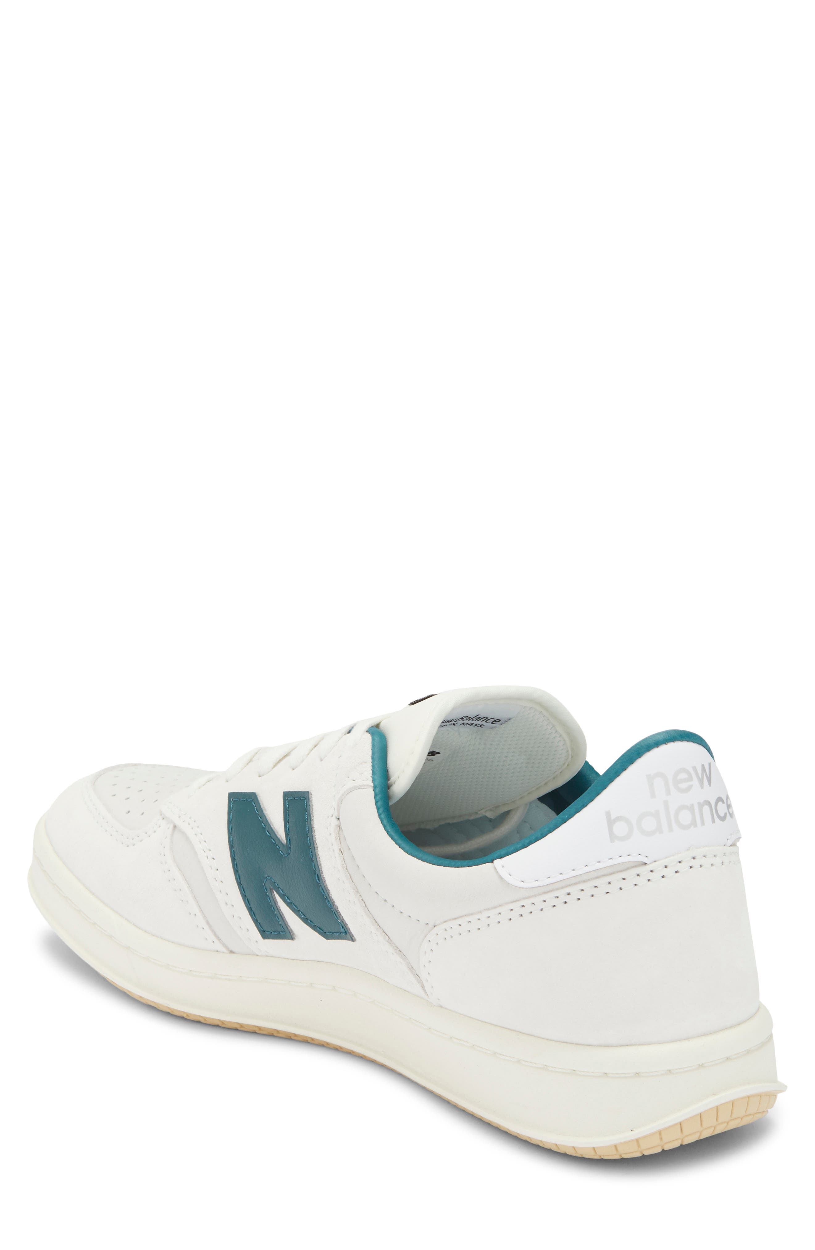T500 Tennis Sneaker, Alternate, color, REFLECTION/ MEDUSA GREEN