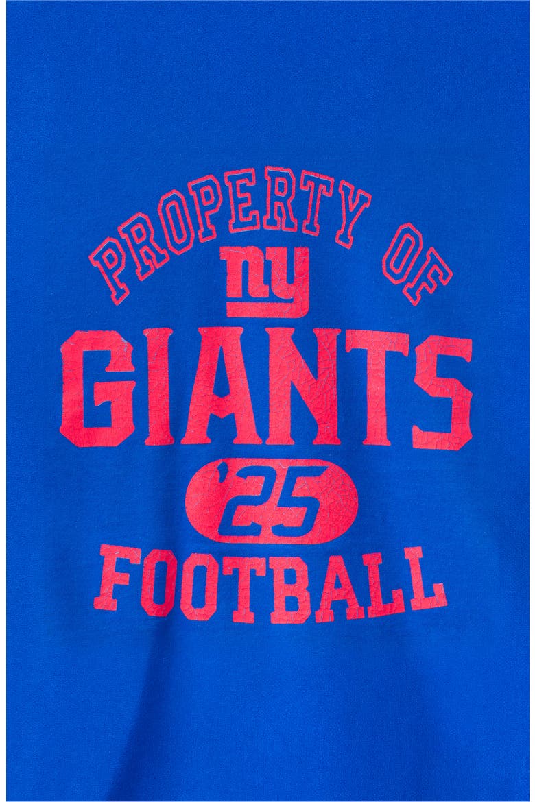 New York Giants Property of Flea Market Crewneck Sweatshirt, Alternate, color, ROYAL
