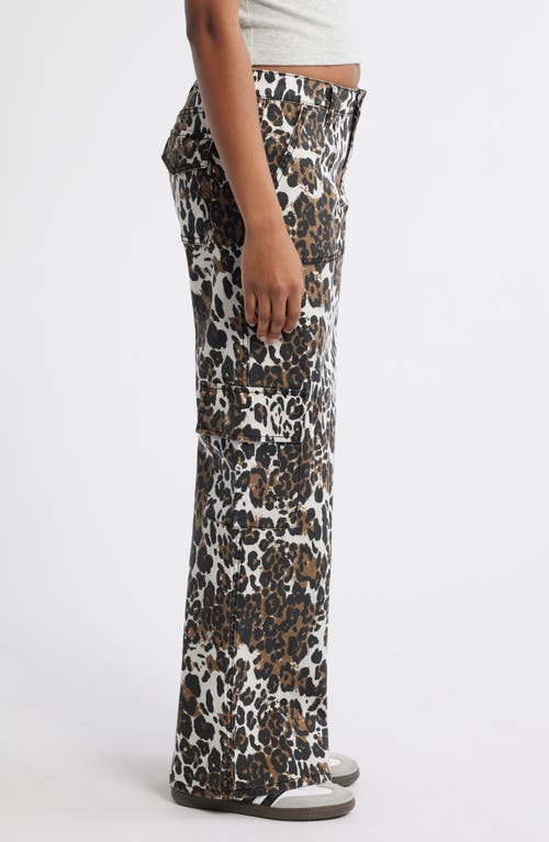 Ptcl Wide Leg Cargo Pants In Leopard