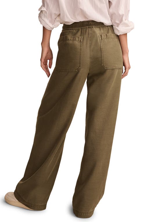LUCKY BRAND LUCKY BRAND WIDE LEG UTILITY DRAWSTRING PANTS 