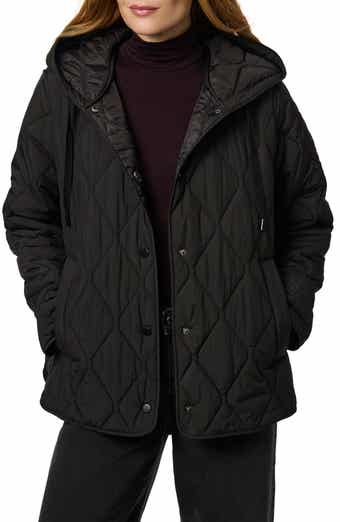 Bernardo Ashbury Diamond Quilted Hooded Liner Jacket