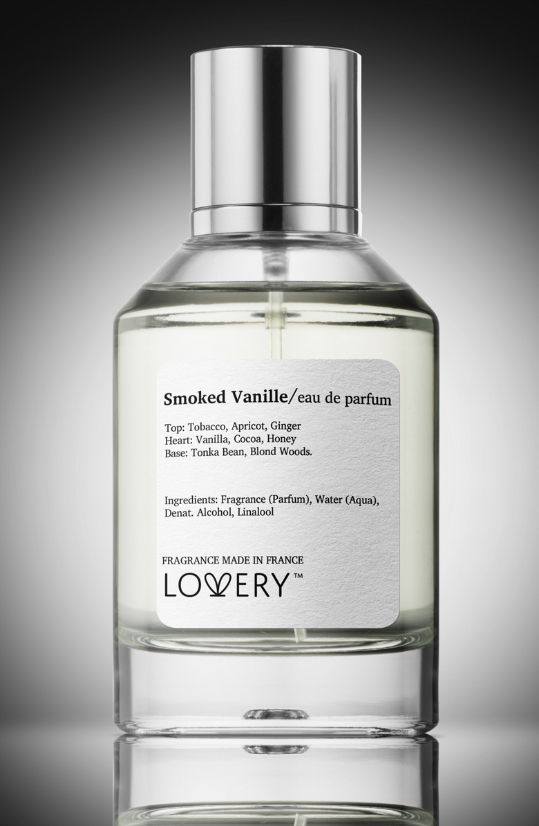 Lovery Smoked Vanille Eau de Parfum Fragrance, Alternate, color, Ivory / Silver