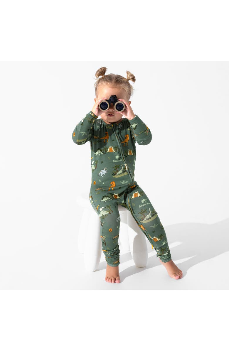 Bellabu Bear Baby Jurassic Park Safari Convertible Footie, Alternate, color, Jurassic Park: Safari