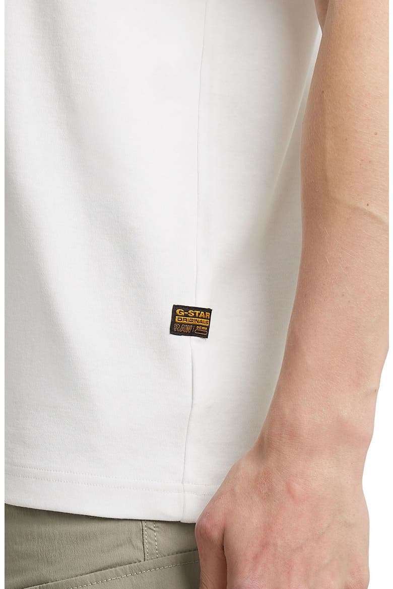 Chest Logo Graphic T-Shirt, Alternate, color, WHITE